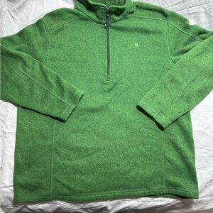 The North Face Men's Green Zip-Up Sweater